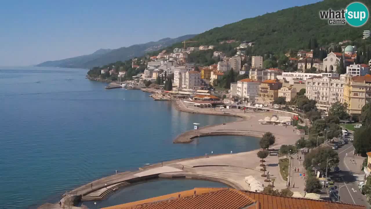 Abbazia webcam – Panorama dall’ Hotel Milenij
