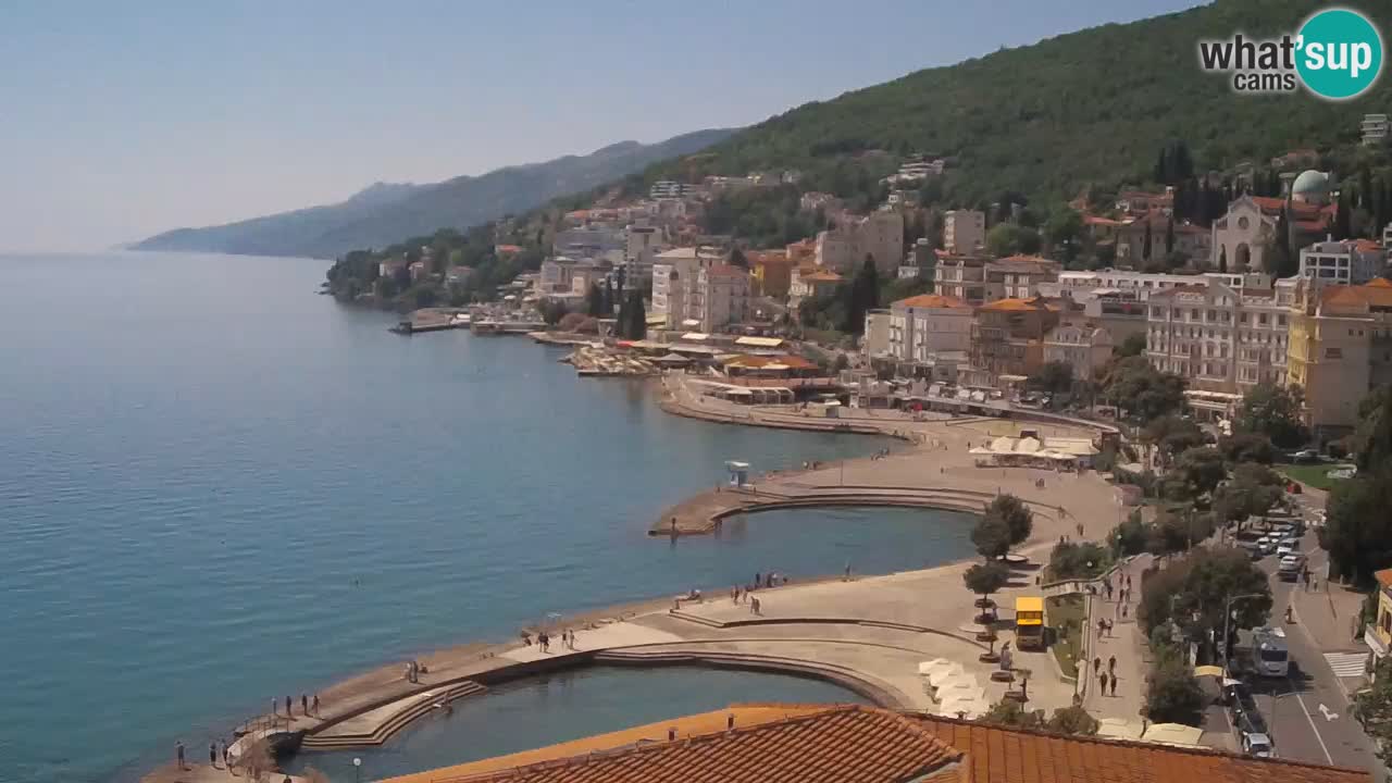 Abbazia webcam – Panorama dall’ Hotel Milenij