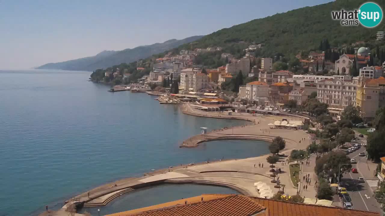 Abbazia webcam – Panorama dall’ Hotel Milenij