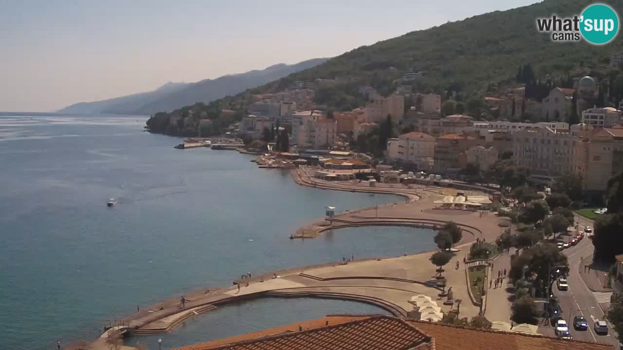 Opatija webcam – Panorama vom Hotel Milenij