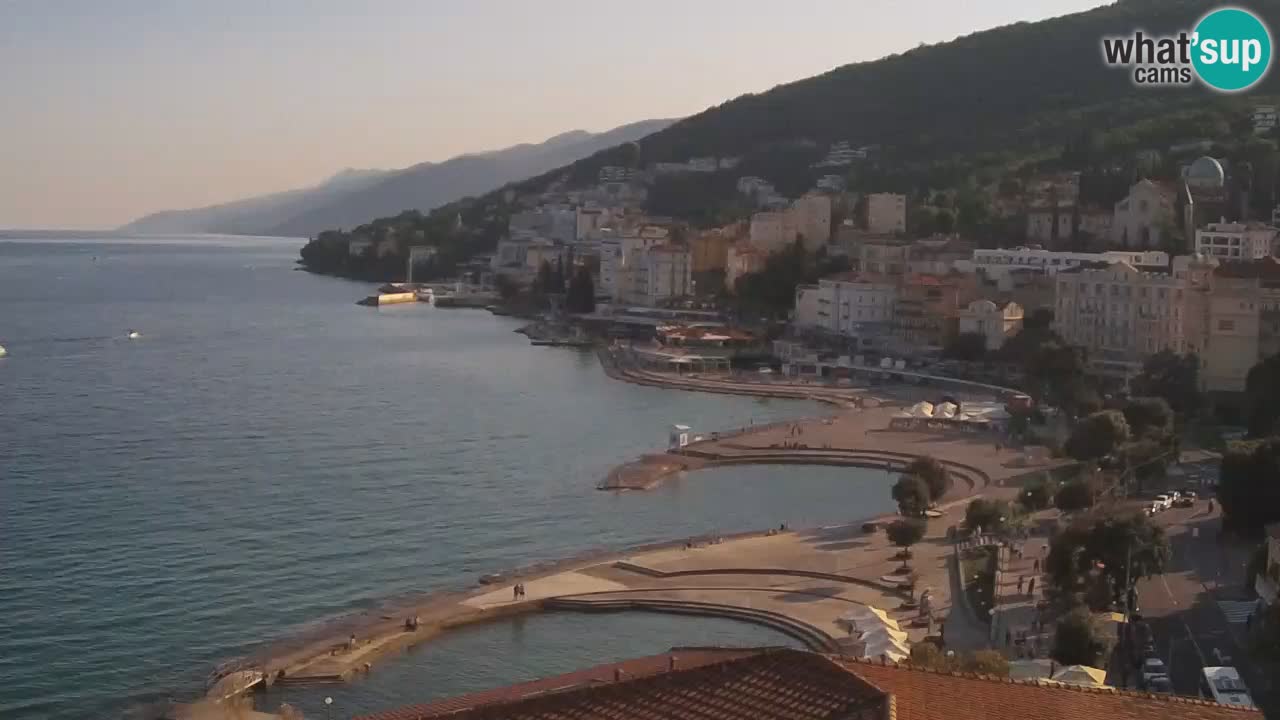 Abbazia webcam – Panorama dall’ Hotel Milenij