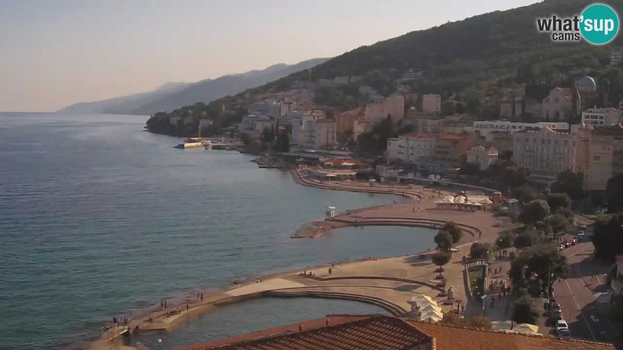 Abbazia webcam – Panorama dall’ Hotel Milenij