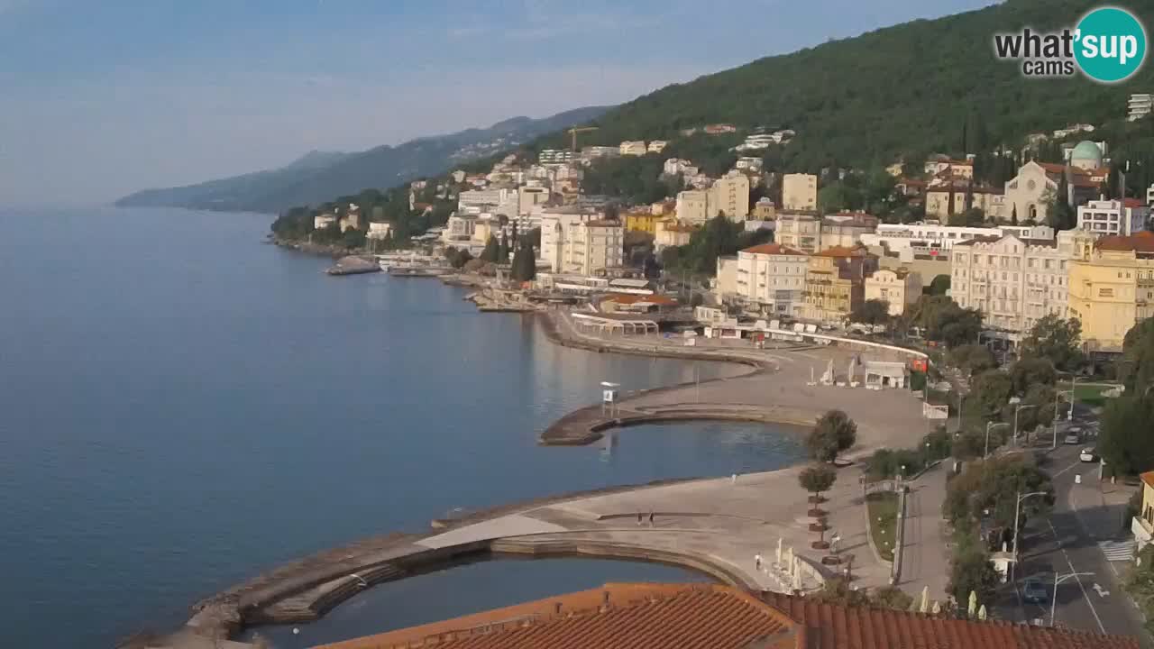 Abbazia webcam – Panorama dall’ Hotel Milenij
