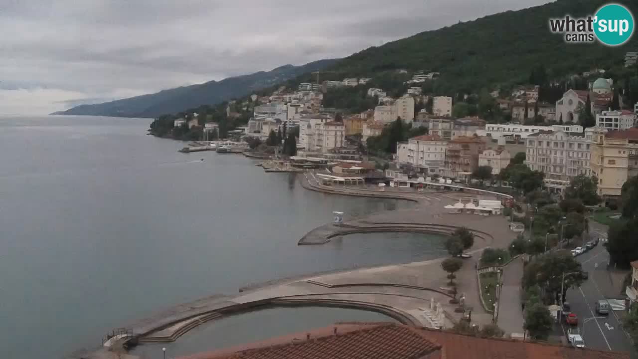 Abbazia webcam – Panorama dall’ Hotel Milenij
