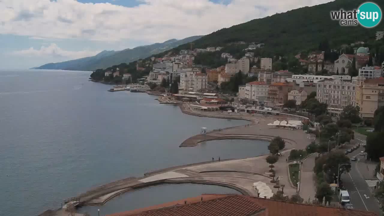 Abbazia webcam – Panorama dall’ Hotel Milenij