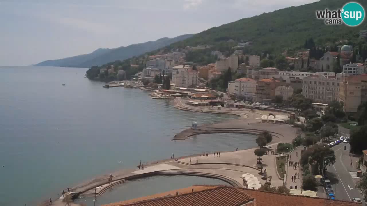 Abbazia webcam – Panorama dall’ Hotel Milenij