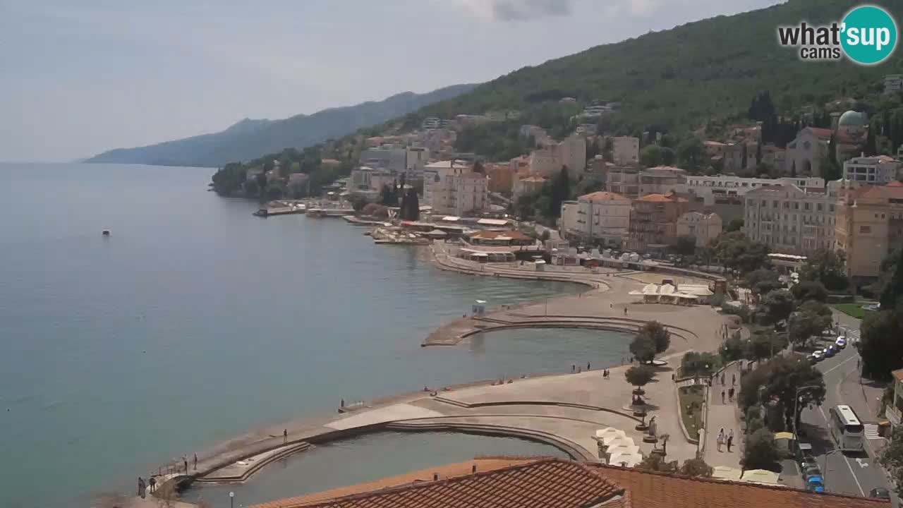 Abbazia webcam – Panorama dall’ Hotel Milenij