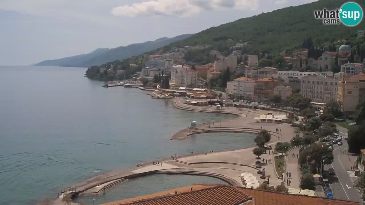 Opatija webcam – Panorama vom Hotel Milenij