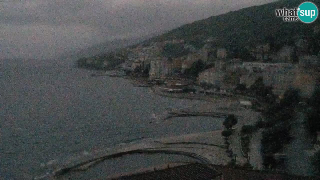 Opatija webcam – Panorama from the Hotel Milenij