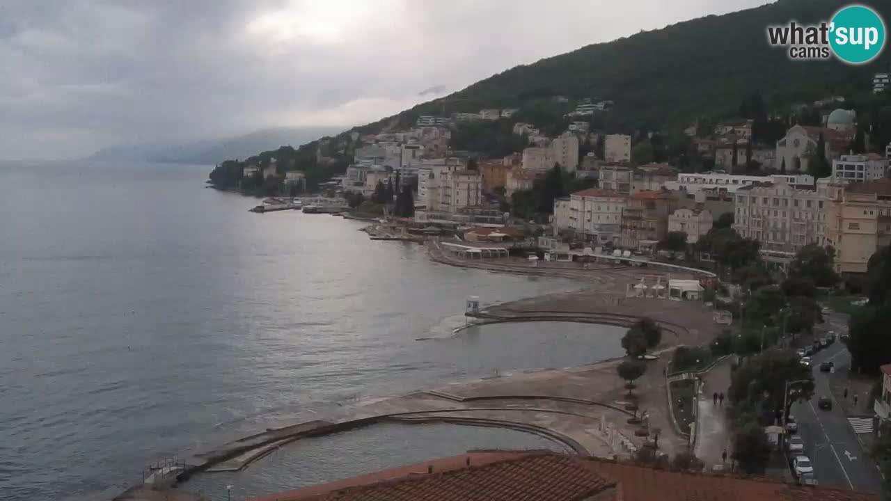 Opatija webcam – Panorama vom Hotel Milenij