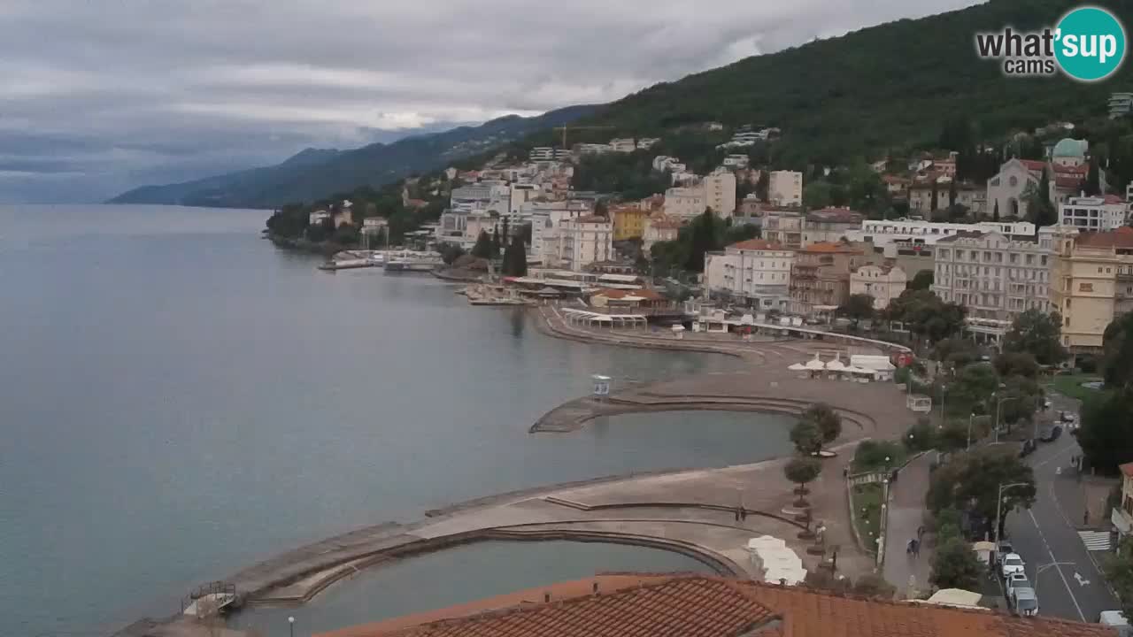 Abbazia webcam – Panorama dall’ Hotel Milenij