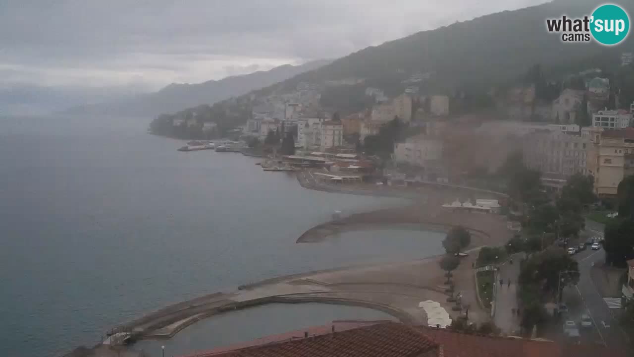 Opatija webcam – Panorama vom Hotel Milenij