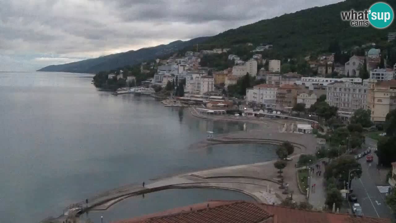 Abbazia webcam – Panorama dall’ Hotel Milenij