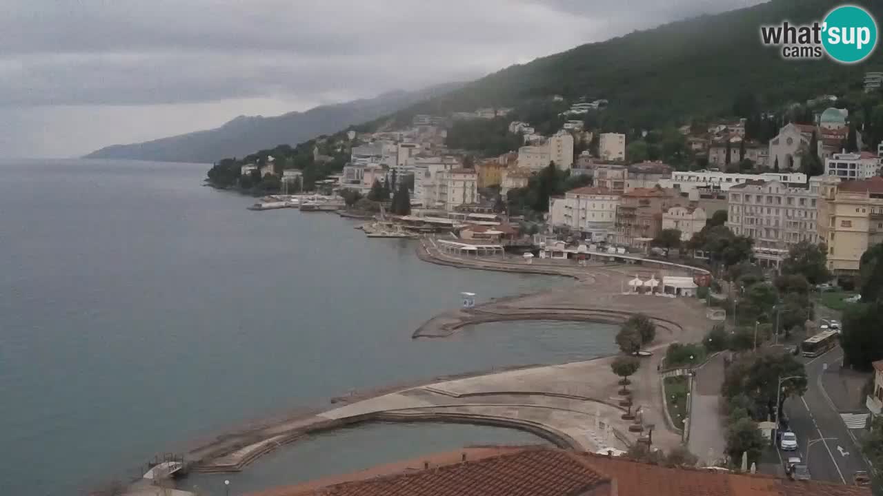Abbazia webcam – Panorama dall’ Hotel Milenij
