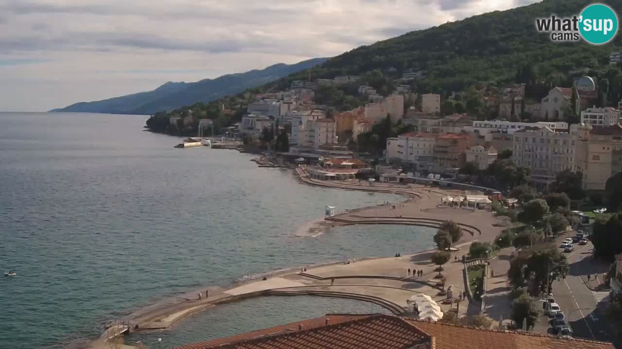 Abbazia webcam – Panorama dall’ Hotel Milenij