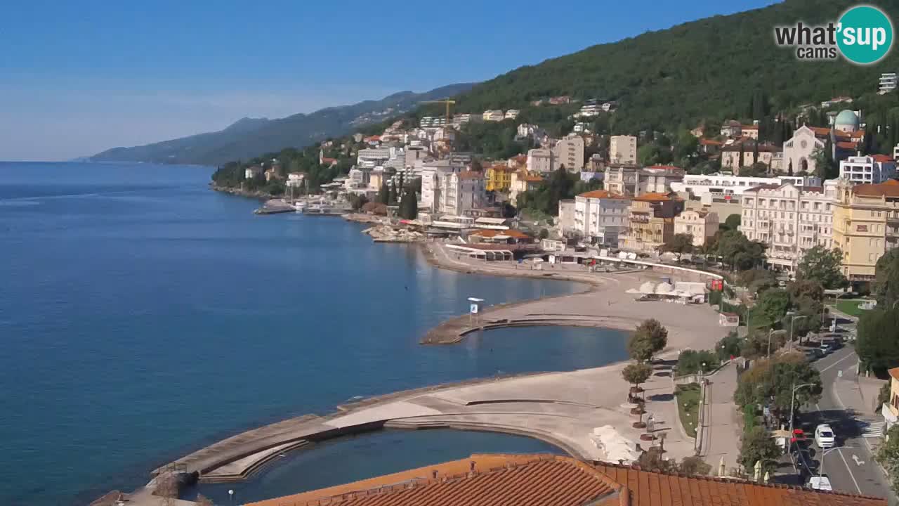 Abbazia webcam – Panorama dall’ Hotel Milenij