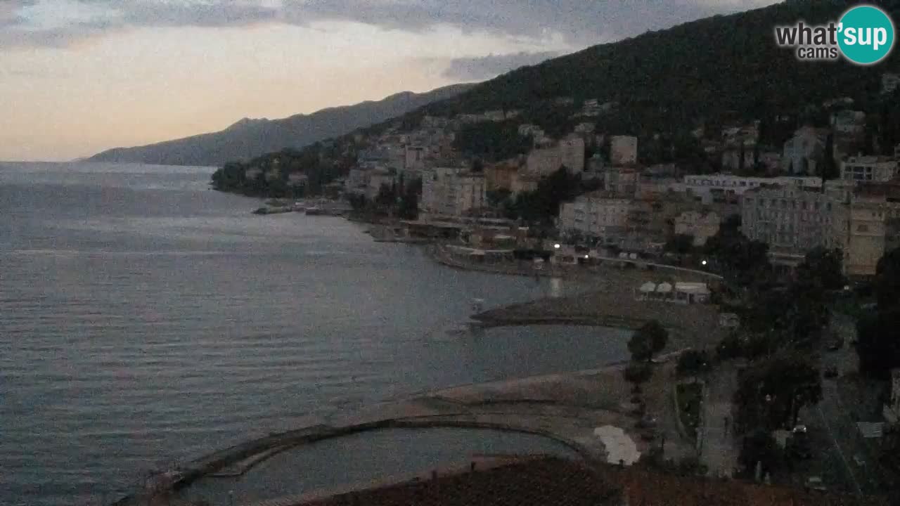 Abbazia webcam – Panorama dall’ Hotel Milenij