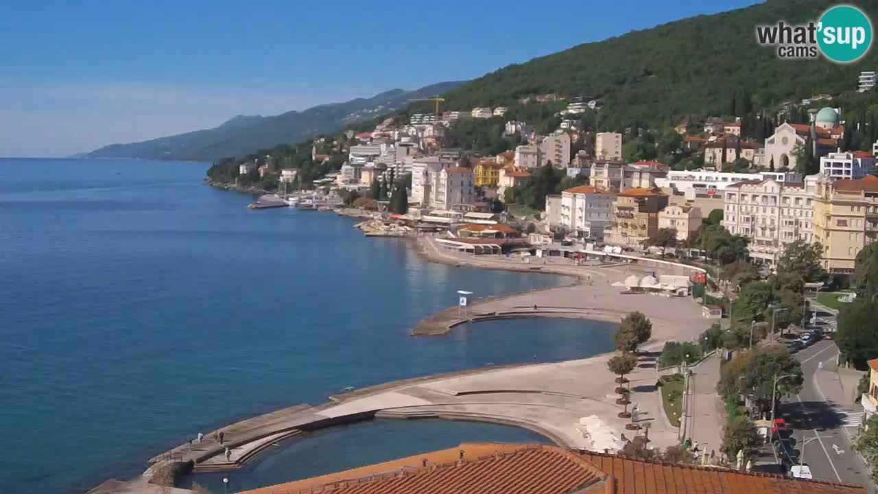 Abbazia webcam – Panorama dall’ Hotel Milenij