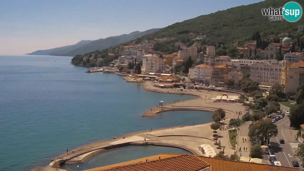 Abbazia webcam – Panorama dall’ Hotel Milenij