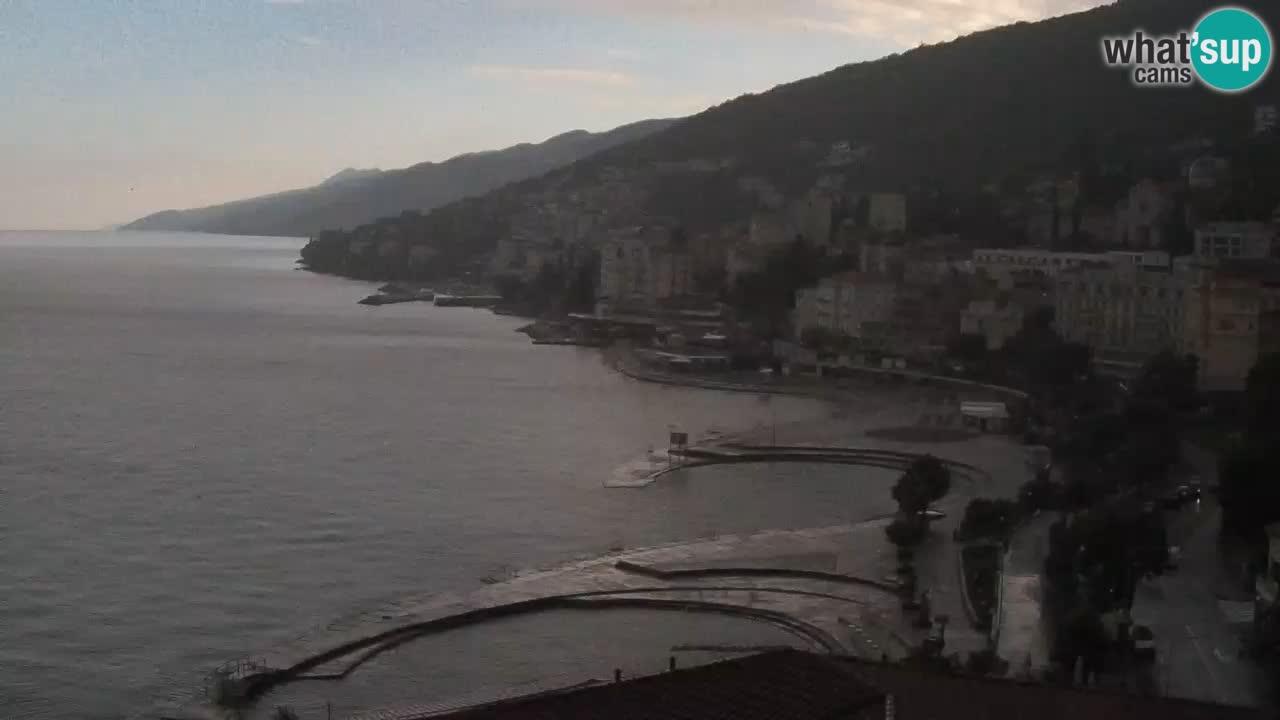 Abbazia webcam – Panorama dall’ Hotel Milenij