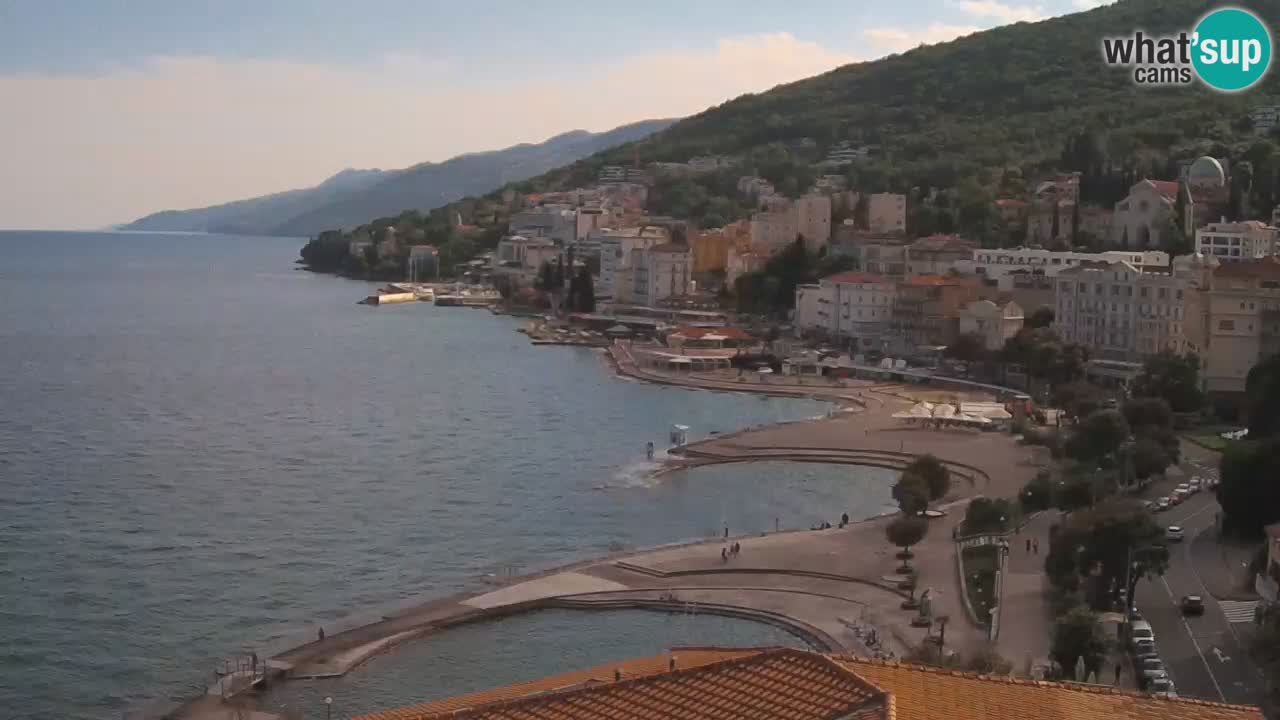Opatija webcam – Panorama vom Hotel Milenij