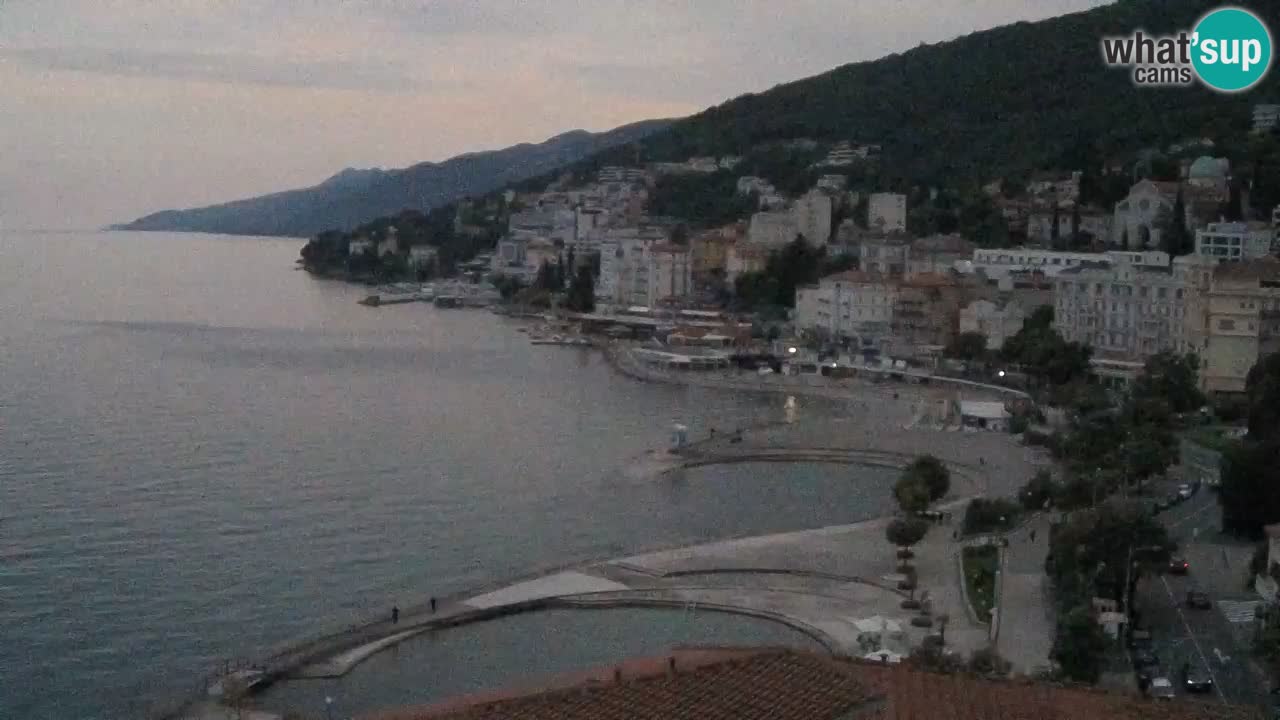 Abbazia webcam – Panorama dall’ Hotel Milenij