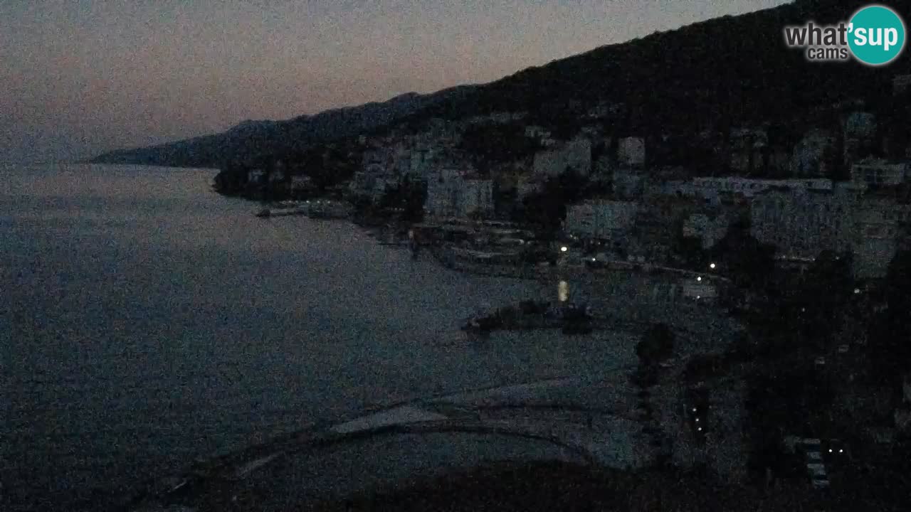Opatija webcam – Panorama from the Hotel Milenij