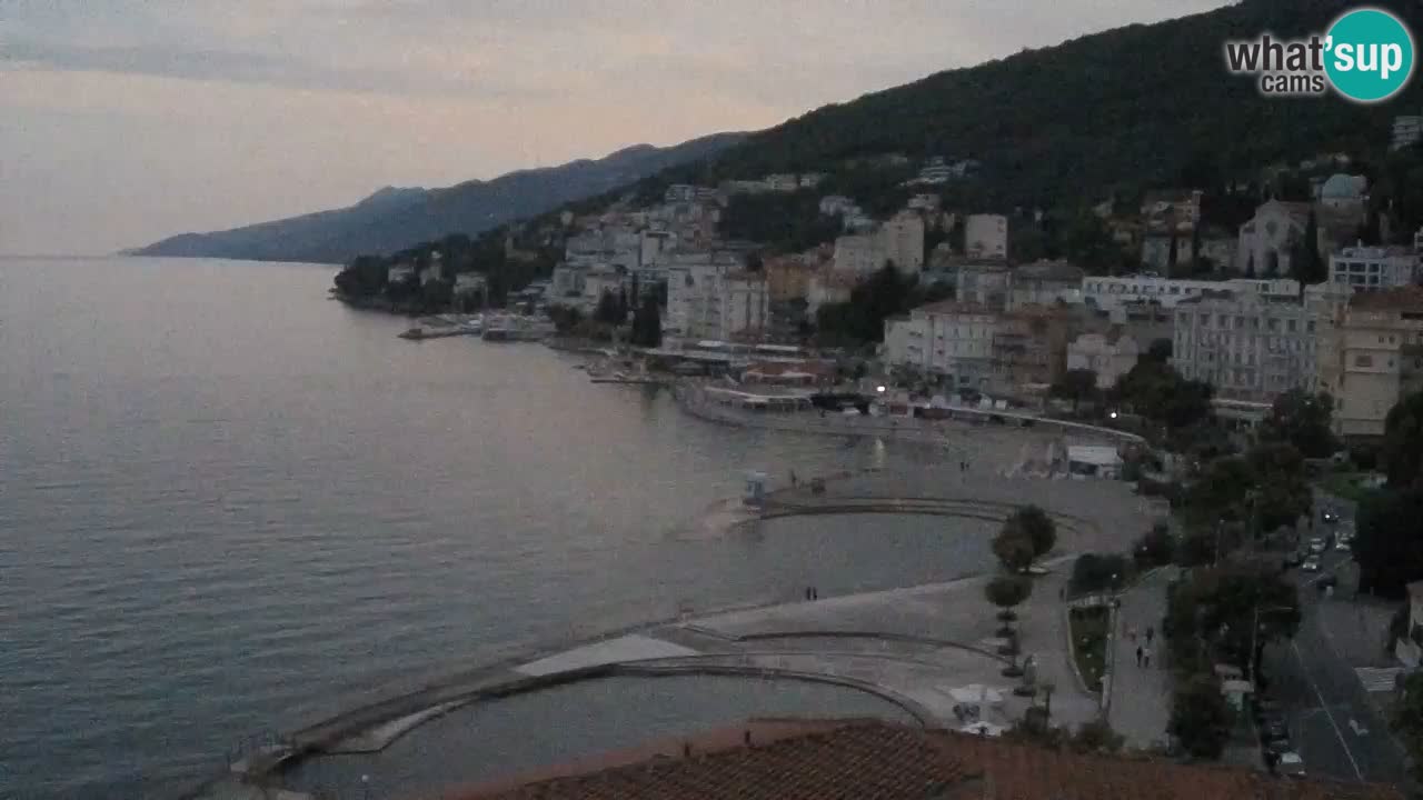 Abbazia webcam – Panorama dall’ Hotel Milenij