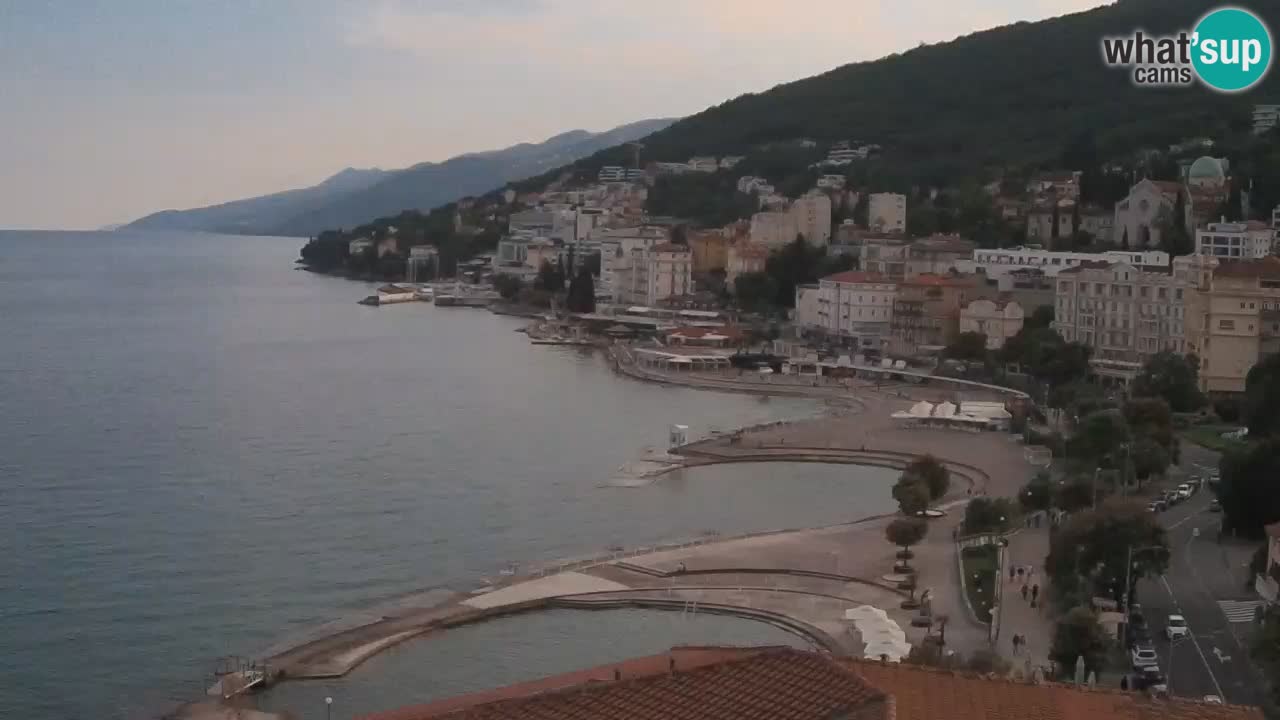 Abbazia webcam – Panorama dall’ Hotel Milenij