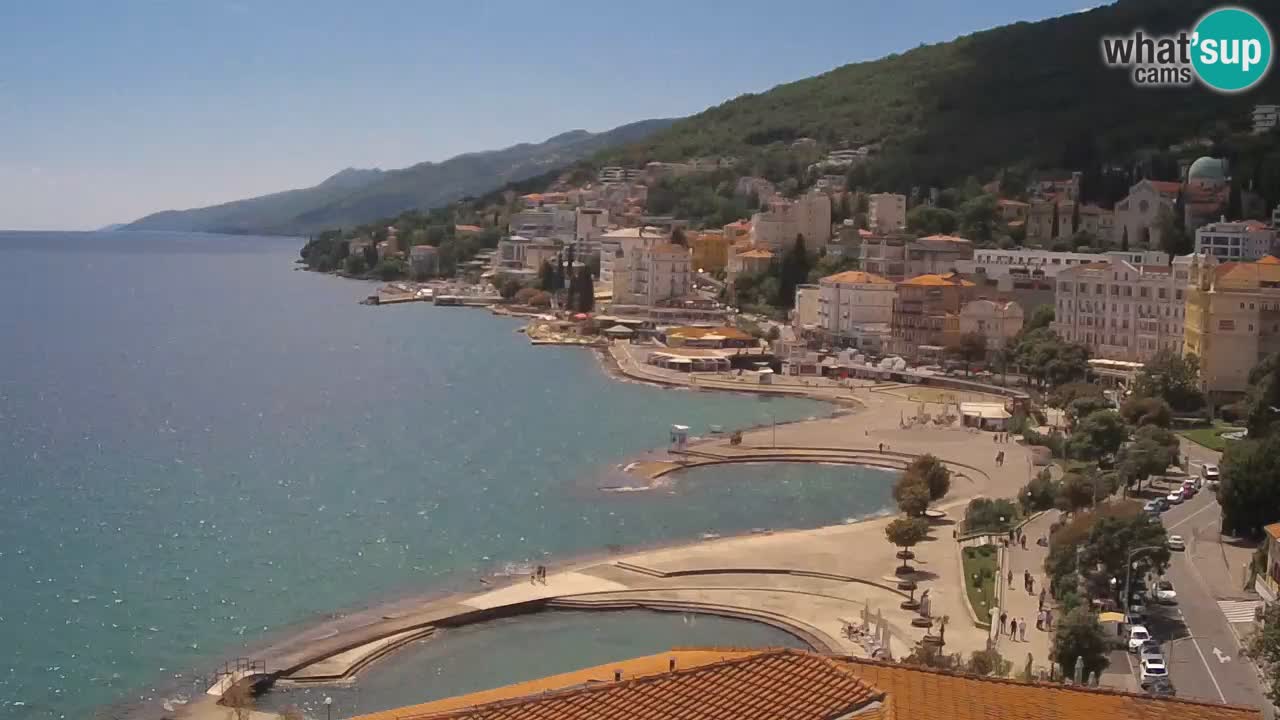 Abbazia webcam – Panorama dall’ Hotel Milenij