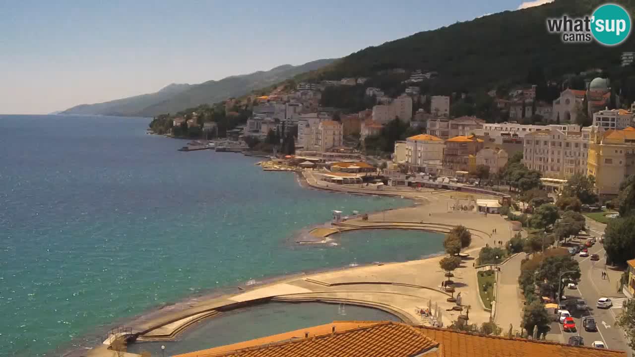 Abbazia webcam – Panorama dall’ Hotel Milenij