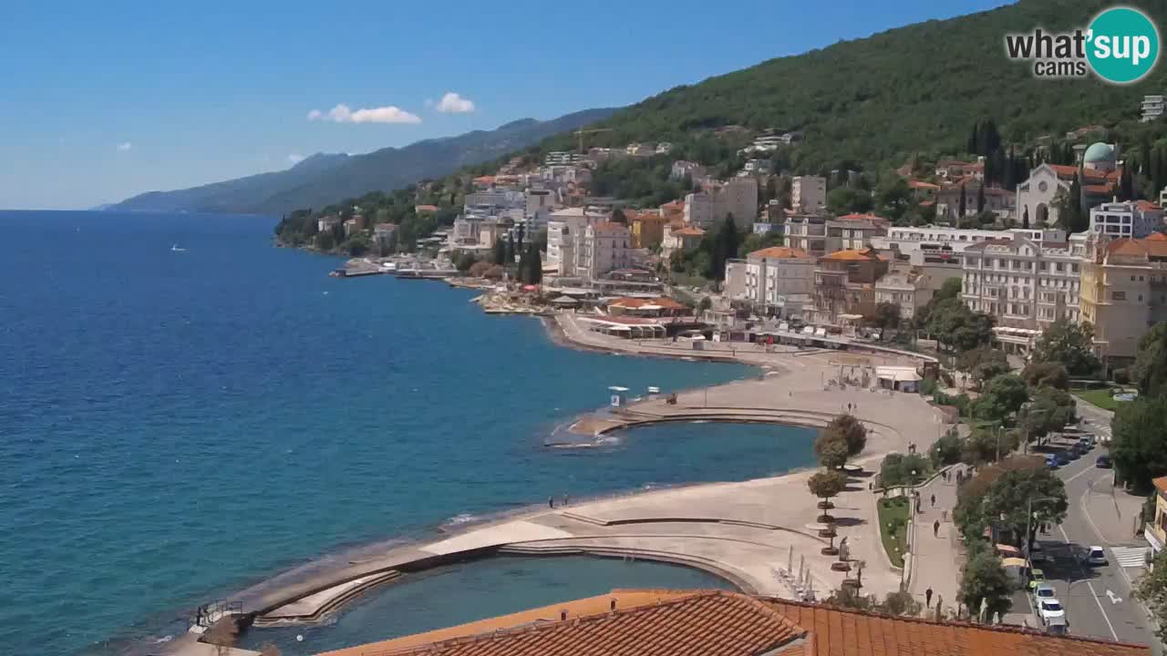 Abbazia webcam – Panorama dall’ Hotel Milenij