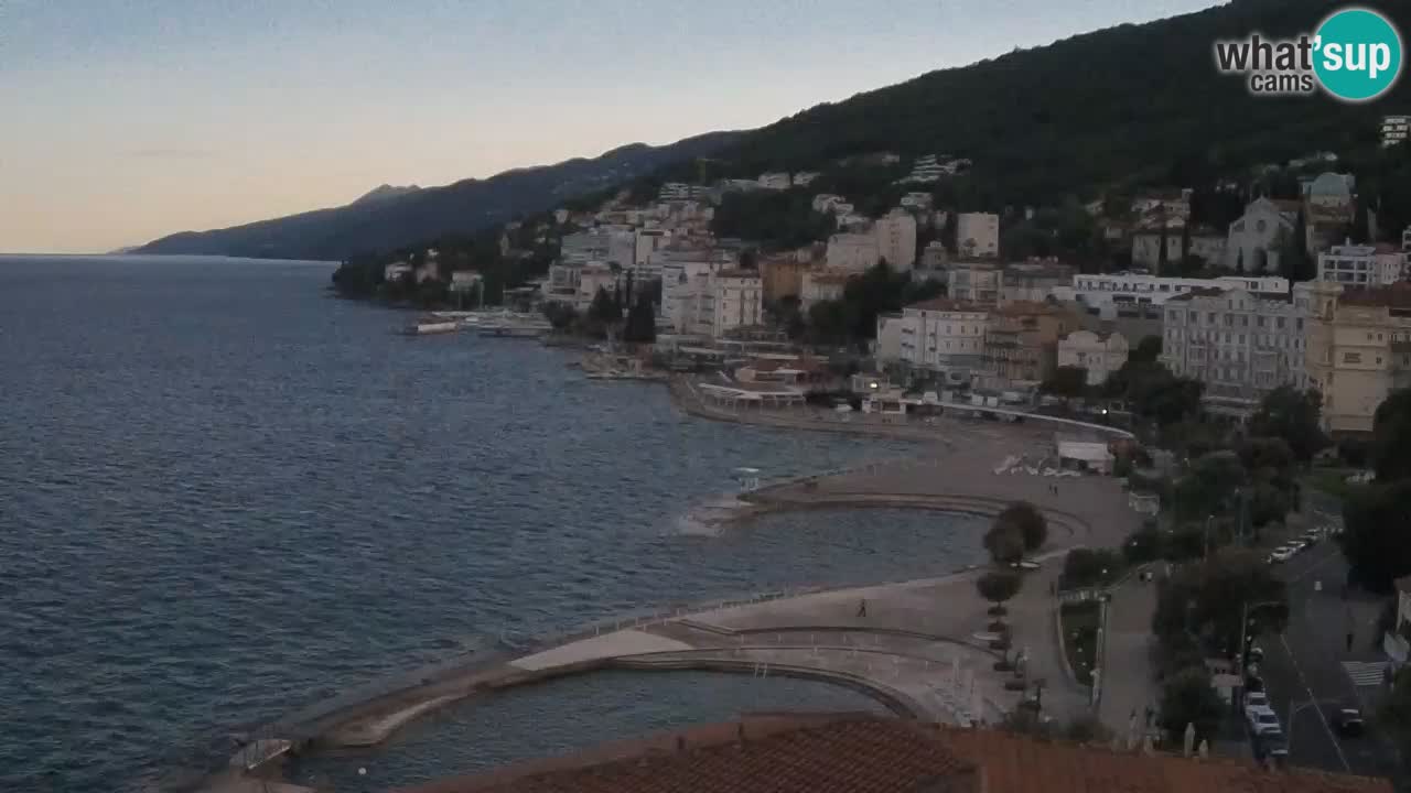 Abbazia webcam – Panorama dall’ Hotel Milenij