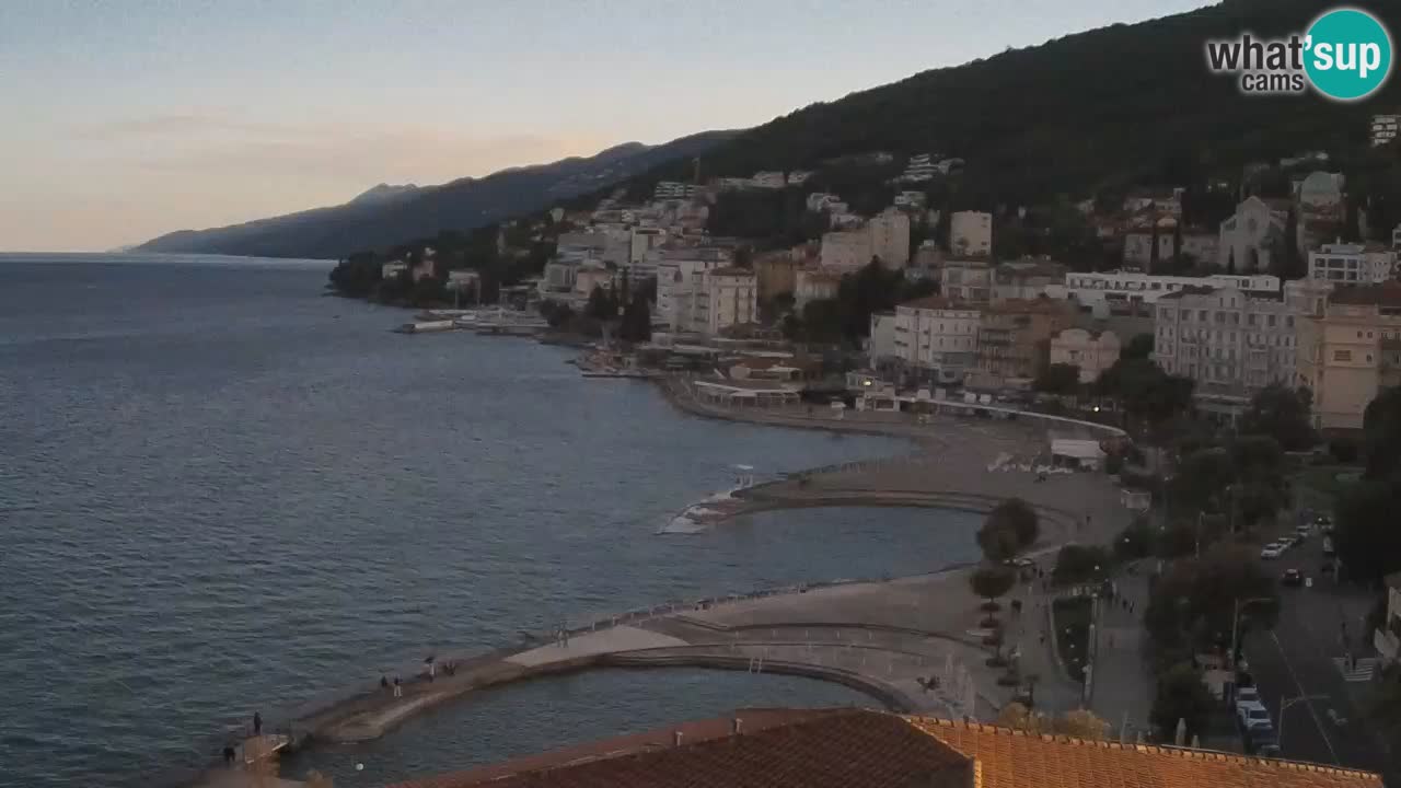 Abbazia webcam – Panorama dall’ Hotel Milenij