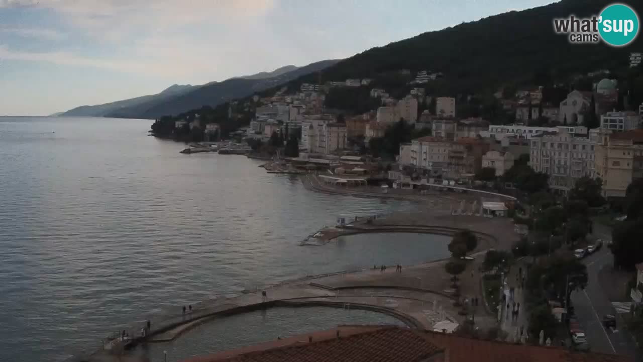 Abbazia webcam – Panorama dall’ Hotel Milenij