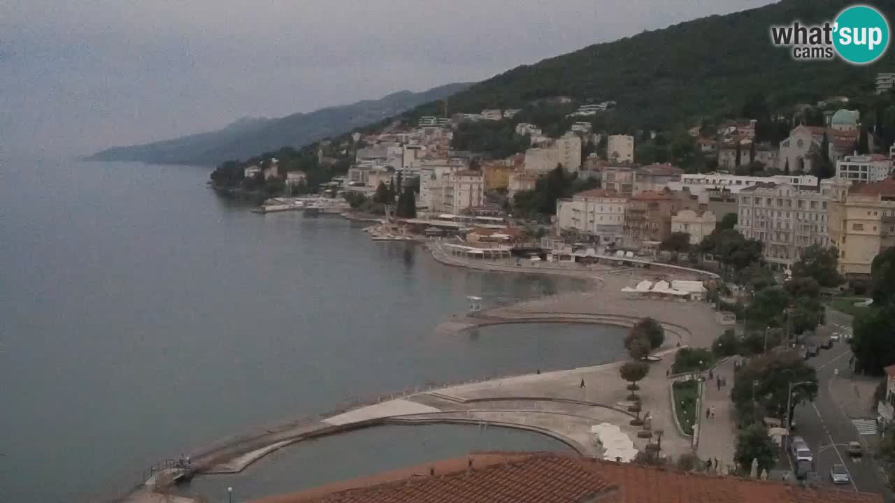 Abbazia webcam – Panorama dall’ Hotel Milenij