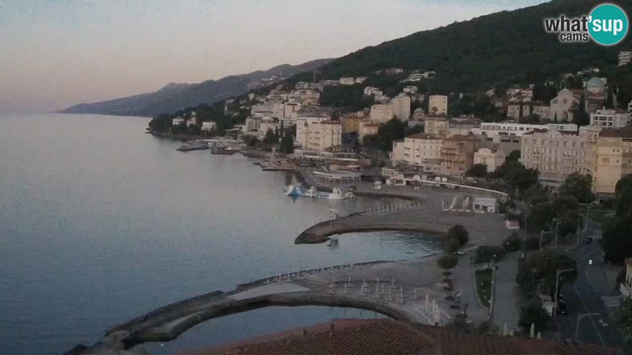 Abbazia webcam – Panorama dall’ Hotel Milenij