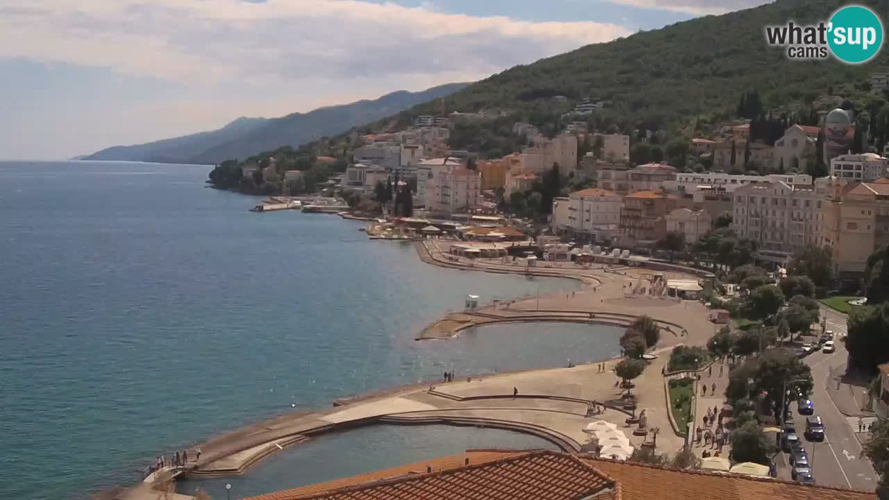 Abbazia webcam – Panorama dall’ Hotel Milenij