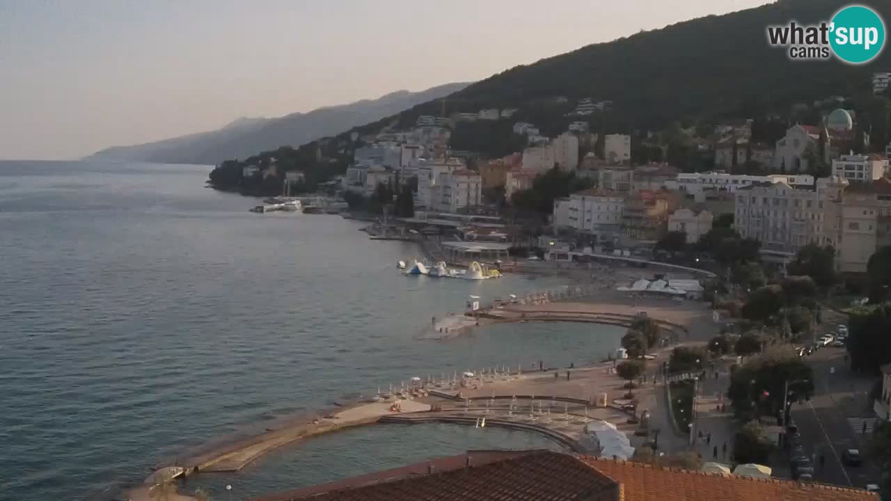 Abbazia webcam – Panorama dall’ Hotel Milenij
