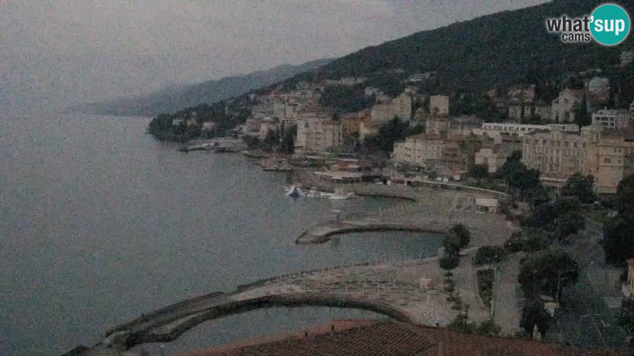 Opatija webcam – Panorama vom Hotel Milenij
