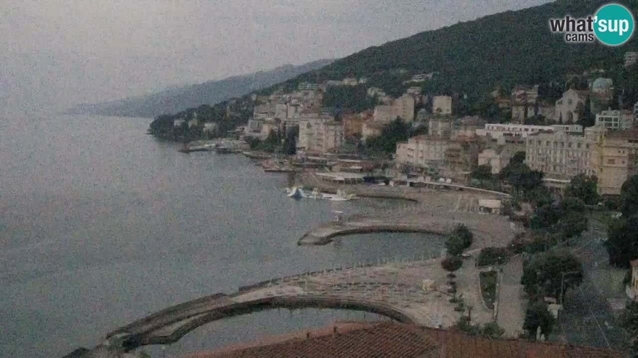 Opatija webcam – Panorama vom Hotel Milenij