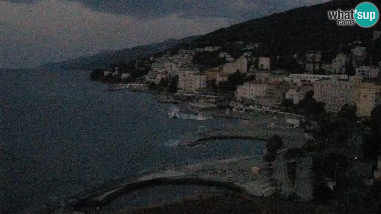 Opatija webcam – Panorama vom Hotel Milenij