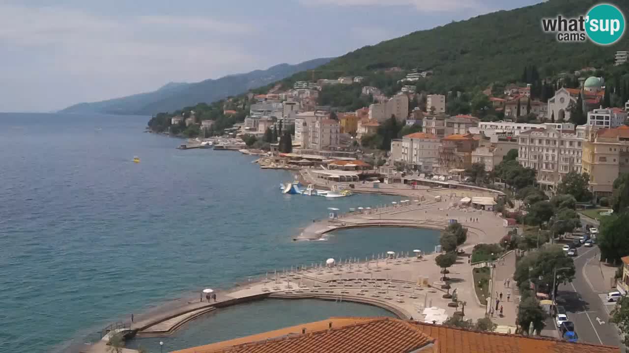 Abbazia webcam – Panorama dall’ Hotel Milenij