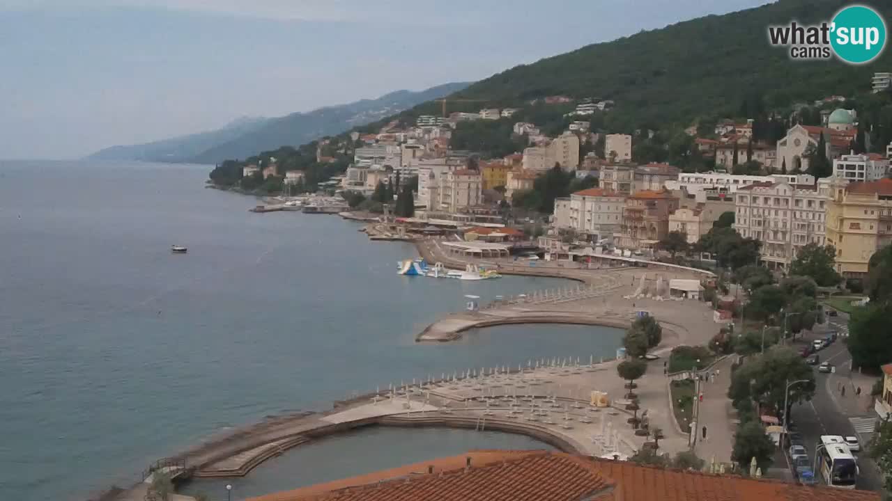 Abbazia webcam – Panorama dall’ Hotel Milenij