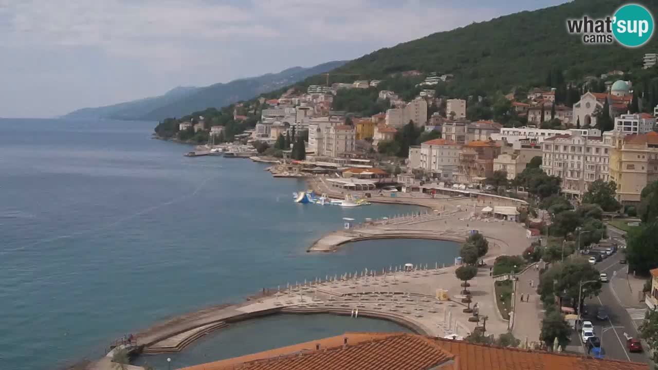 Abbazia webcam – Panorama dall’ Hotel Milenij