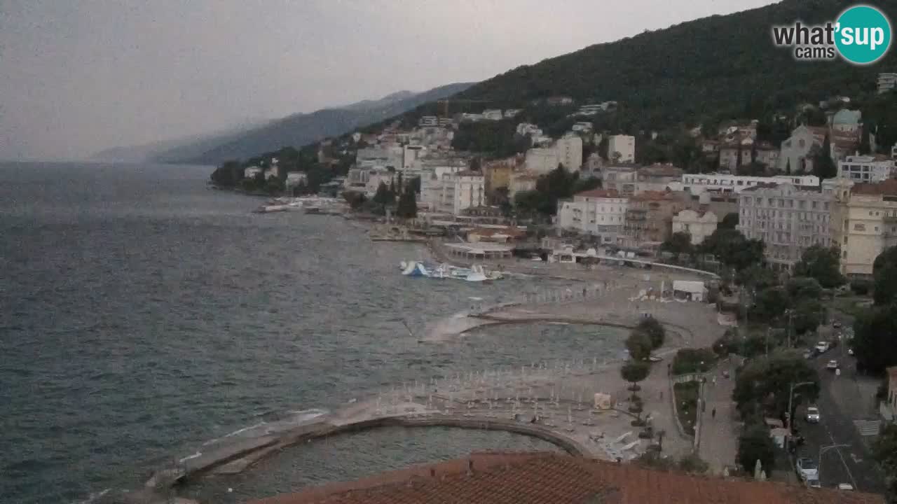 Abbazia webcam – Panorama dall’ Hotel Milenij