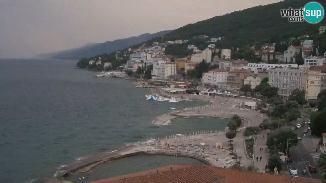 Abbazia webcam – Panorama dall’ Hotel Milenij