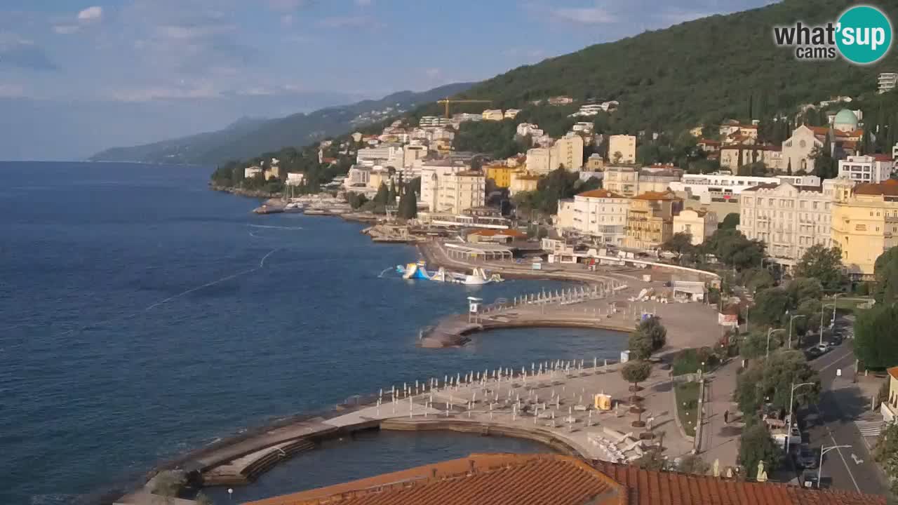 Abbazia webcam – Panorama dall’ Hotel Milenij