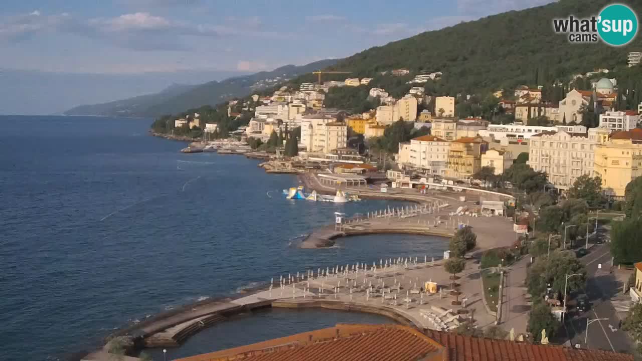 Abbazia webcam – Panorama dall’ Hotel Milenij