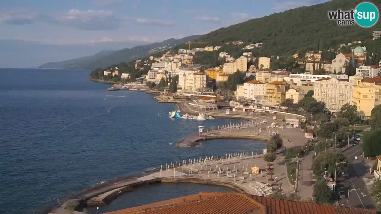 Abbazia webcam – Panorama dall’ Hotel Milenij